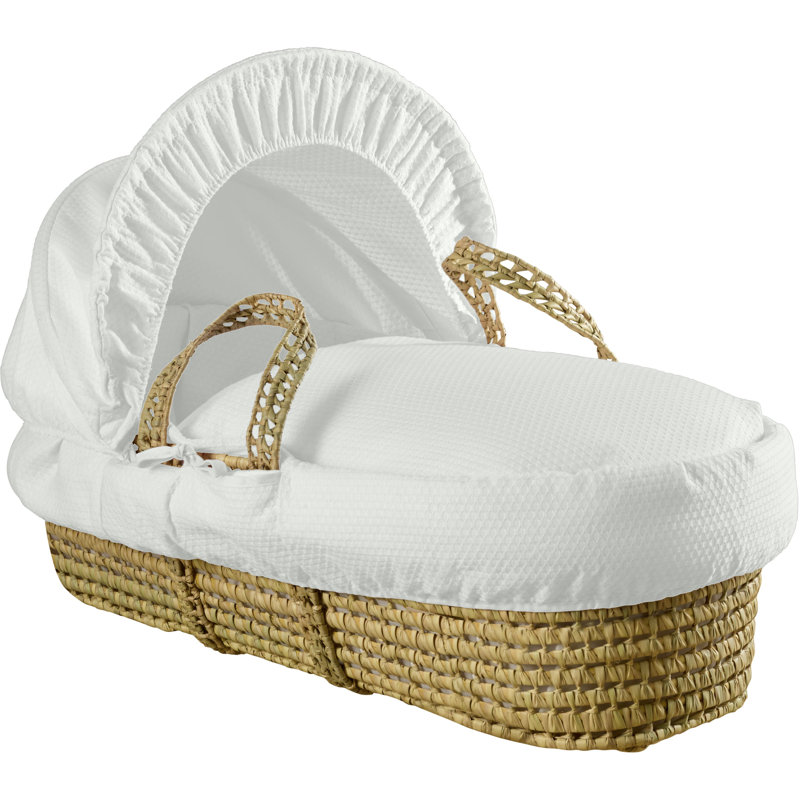 Clair De Lune Moses Basket with Bedding Wayfair.co.uk
